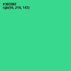 #38D88F - Shamrock Color Image
