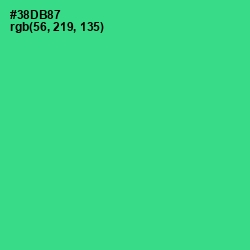 #38DB87 - Shamrock Color Image