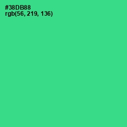 #38DB88 - Shamrock Color Image