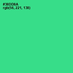#38DD8A - Shamrock Color Image