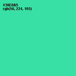 #38E0A5 - Shamrock Color Image