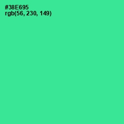 #38E695 - Shamrock Color Image