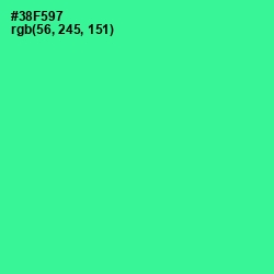 #38F597 - Shamrock Color Image