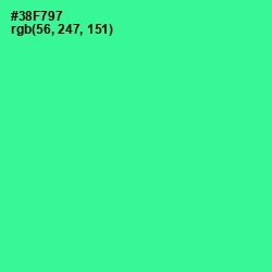 #38F797 - Shamrock Color Image