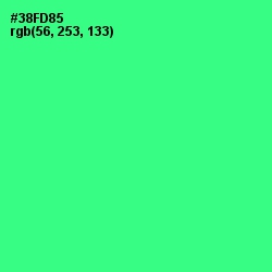 #38FD85 - Shamrock Color Image