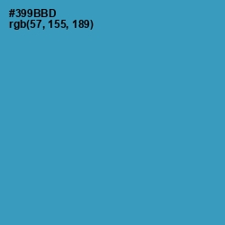 #399BBD - Boston Blue Color Image