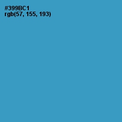 #399BC1 - Curious Blue Color Image