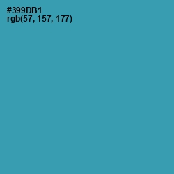 #399DB1 - Boston Blue Color Image