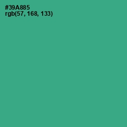 #39A885 - Jungle Green Color Image