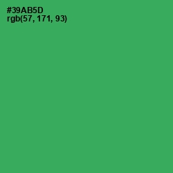 #39AB5D - Sea Green Color Image