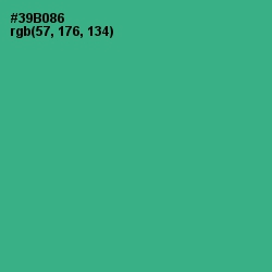 #39B086 - Jungle Green Color Image