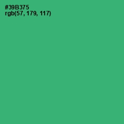 #39B375 - Sea Green Color Image