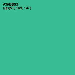 #39BD93 - Keppel Color Image