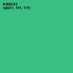 #39BF83 - Jungle Green Color Image