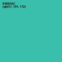 #39BFAC - Pelorous Color Image