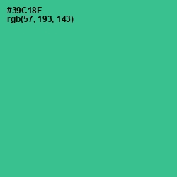 #39C18F - Shamrock Color Image