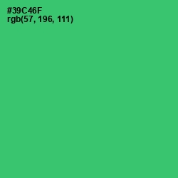 #39C46F - Malachite Color Image