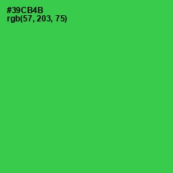 #39CB4B - Malachite Color Image