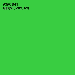 #39CD41 - Malachite Color Image