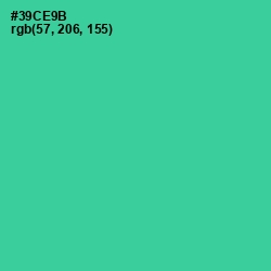 #39CE9B - Shamrock Color Image