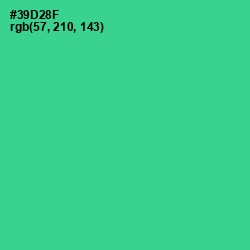 #39D28F - Shamrock Color Image