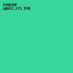 #39D59F - Shamrock Color Image