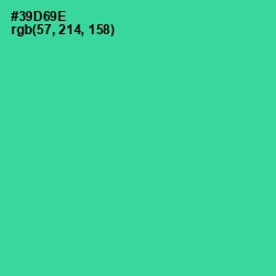 #39D69E - Shamrock Color Image