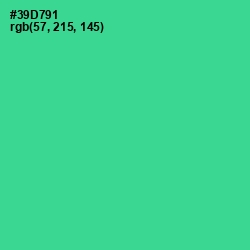 #39D791 - Shamrock Color Image