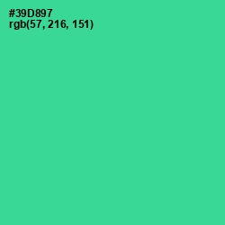 #39D897 - Shamrock Color Image