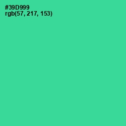 #39D999 - Shamrock Color Image