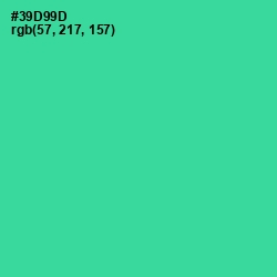 #39D99D - Shamrock Color Image