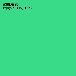 #39DB89 - Shamrock Color Image