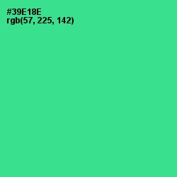 #39E18E - Shamrock Color Image