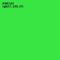 #39E543 - Malachite Color Image