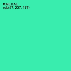 #39EDAE - Shamrock Color Image