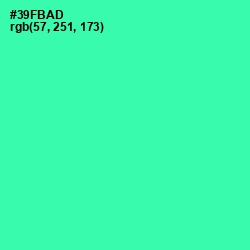 #39FBAD - Shamrock Color Image