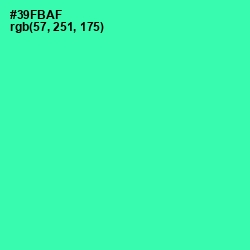 #39FBAF - Shamrock Color Image