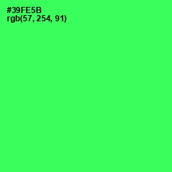 #39FE5B - Malachite Color Image