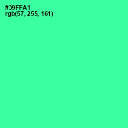 #39FFA1 - Shamrock Color Image