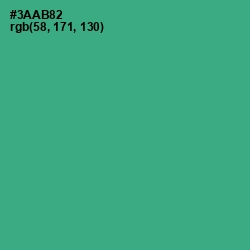 #3AAB82 - Jungle Green Color Image