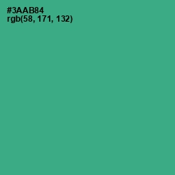 #3AAB84 - Jungle Green Color Image