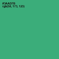 #3AAD7B - Sea Green Color Image