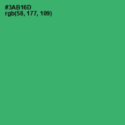 #3AB16D - Sea Green Color Image