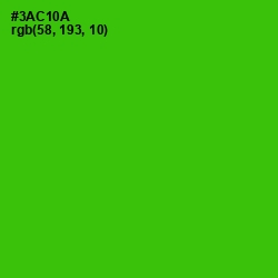 #3AC10A - Harlequin Color Image