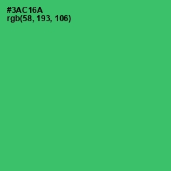 #3AC16A - Malachite Color Image