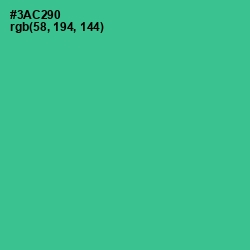 #3AC290 - Shamrock Color Image