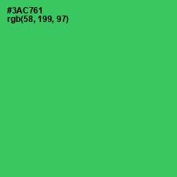 #3AC761 - Malachite Color Image