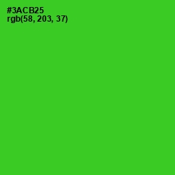 #3ACB25 - Harlequin Color Image