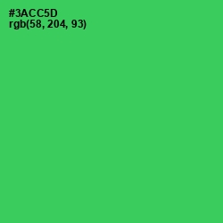 #3ACC5D - Malachite Color Image