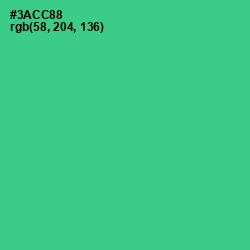 #3ACC88 - Shamrock Color Image